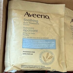 7x Aveeno Soothing Bath Treatment Powder
